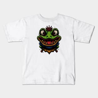 Cartoon king toad Kids T-Shirt